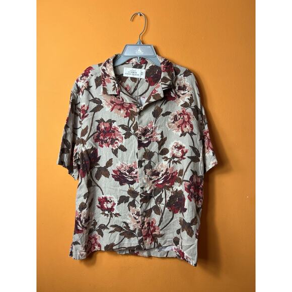 Abercrombie & Fitch Other - Abercrombie & Fitch The A&F Summer Linen Blend Floral Button Up Size XS